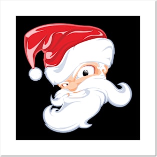 Merry Christmas Santa Claus Posters and Art